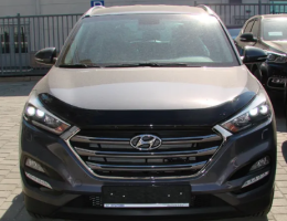 Дефлектор капота (мухобойка) Hyundai Tucson 2015- (Хюндай Туксон) SIM